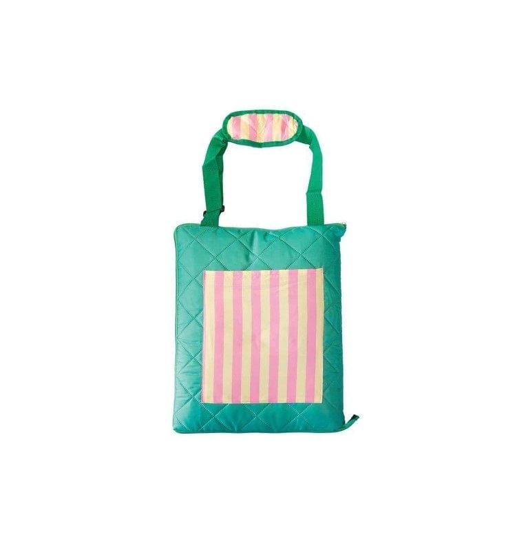 Local Kiwi Deals PINK/YELLOW isGift: Eclectic Summer Folding Picnic Rug (2m) - Assorted