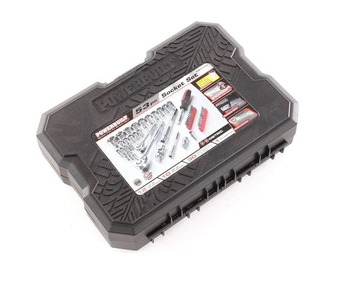 Local Kiwi Deals POWERBUILT 1/4″ Dr, 3/8″ Dr 53pc Metric Socket Set - KBT2810