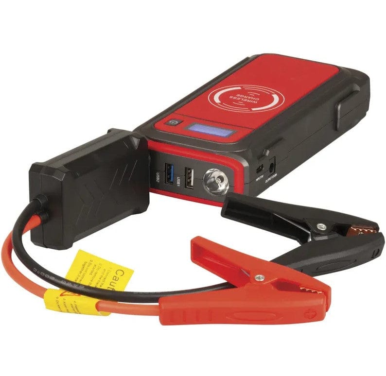 Local Kiwi Deals Powertech 12V 850A Jump Starter and Powerbank with 10W Wireless QI Charger MB3764