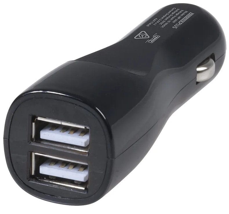 Local Kiwi Deals Powertech 4.8A Dual USB Car Cigarette Lighter Adaptor MP3667