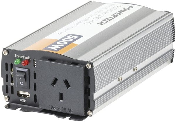 Local Kiwi Deals Powertech 500W (1500W) 12VDC to 240VAC Modified Sinewave Inverter MI5304