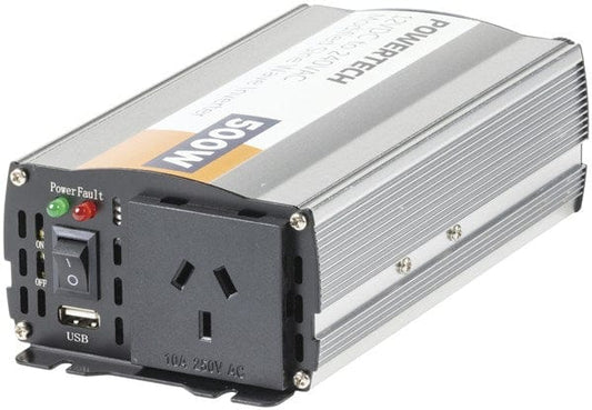 Local Kiwi Deals Powertech 500W (1500W) 12VDC to 240VAC Modified Sinewave Inverter MI5304