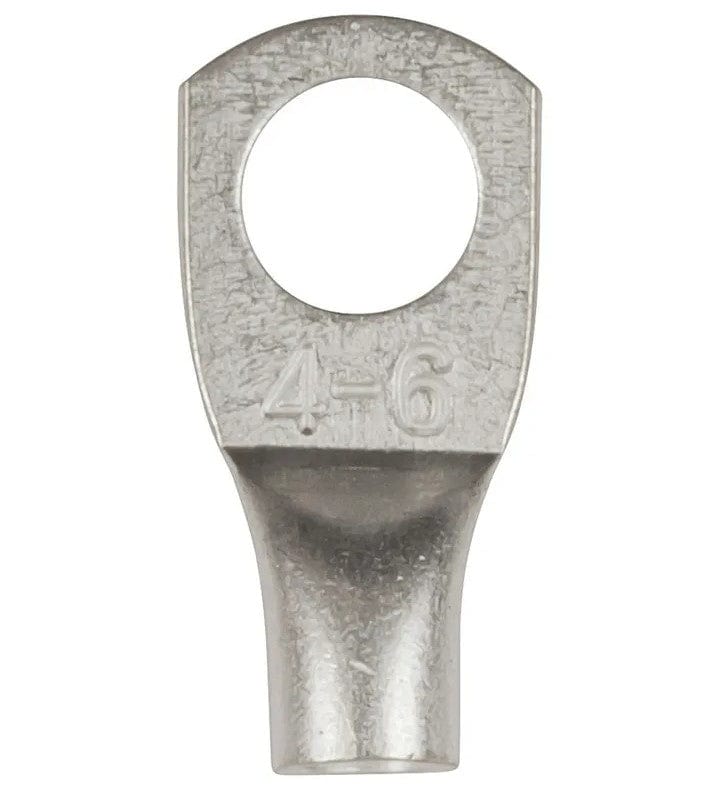 Local Kiwi Deals Powertech 6mm Non-Insulated Eye Terminal 4mm2 14-12AWG Pack of 8 PT4932