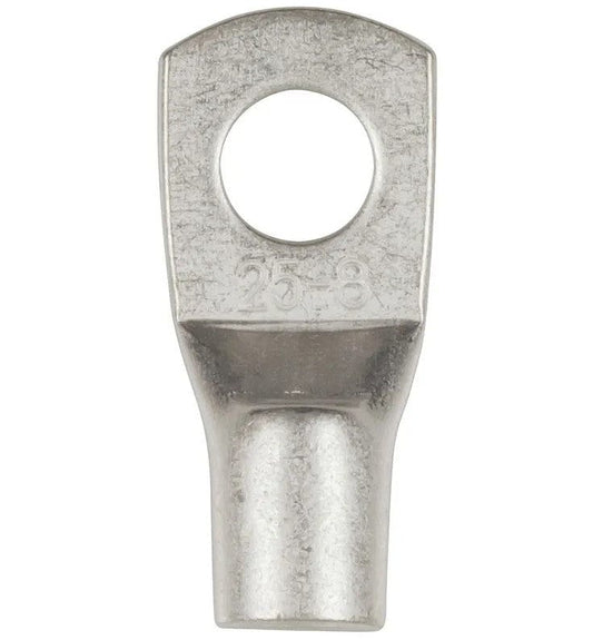 Local Kiwi Deals Powertech 8mm Non-Insulated Eye Terminal 25mm2 4AWG Pack of 4 PT4937