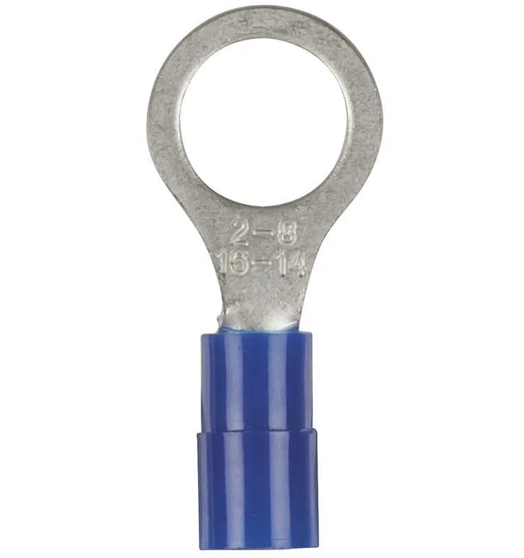 Local Kiwi Deals Powertech Blue 8mm Eye Terminal - Pack of 8 PT4618