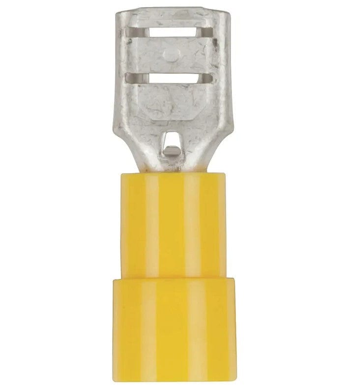 Local Kiwi Deals Powertech Female Spade - Yellow - Pack of 8 PT4707