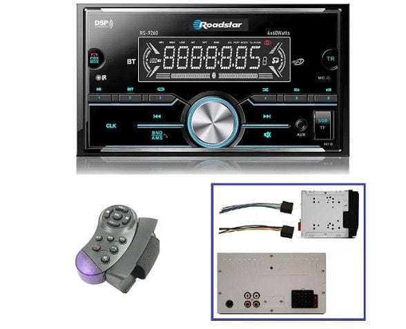 Local Kiwi Deals RoadStar RS-9260 Double Din Bluetooth USB AUX NZ FM Radio