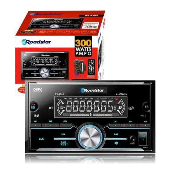 Local Kiwi Deals RoadStar RS-9260 Double Din Bluetooth USB AUX NZ FM Radio