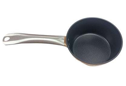 Local Kiwi Deals Saucepan With Glass Lid Non-stick Forged Aluminium