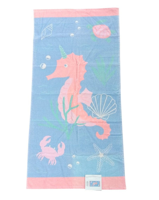 Local Kiwi Deals SEAHORSE Clearance: Verano Kids Beach Towel
