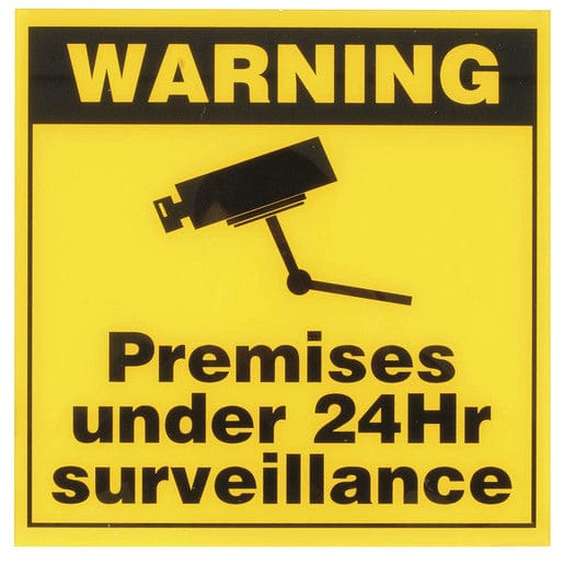 Local Kiwi Deals Security, Locks and Alarms Surveillance Warning Sign 300 x 300mm