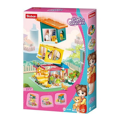 Local Kiwi Deals Sluban – Girls Dream – Jenga House – 571pcs M38-B1090