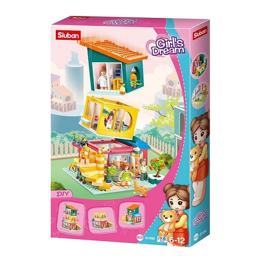 Local Kiwi Deals Sluban – Girls Dream – Jenga House – 571pcs M38-B1090