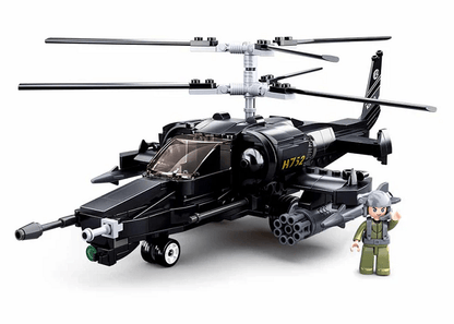 Local Kiwi Deals SLUBAN MODEL BRICKS KA-50 BLACK SHARK HELICOPTER 330 PCS M38-B0752