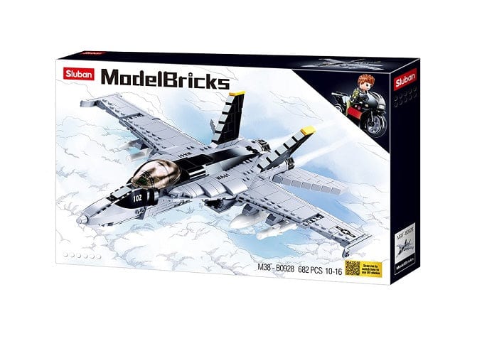 Local Kiwi Deals Sluban Model Bricks Super Bumblebee Fighter M38-B0928 682pcs