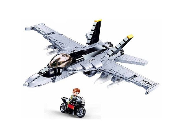 Local Kiwi Deals Sluban Model Bricks Super Bumblebee Fighter M38-B0928 682pcs