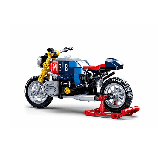 Local Kiwi Deals Sluban Modelbricks Cafe Racer Motorcycle 197pcs M38-B0958