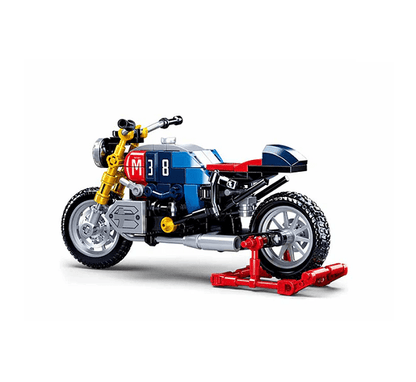 Local Kiwi Deals Sluban Modelbricks Cafe Racer Motorcycle 197pcs M38-B0958