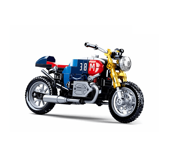 Local Kiwi Deals Sluban Modelbricks Cafe Racer Motorcycle 197pcs M38-B0958