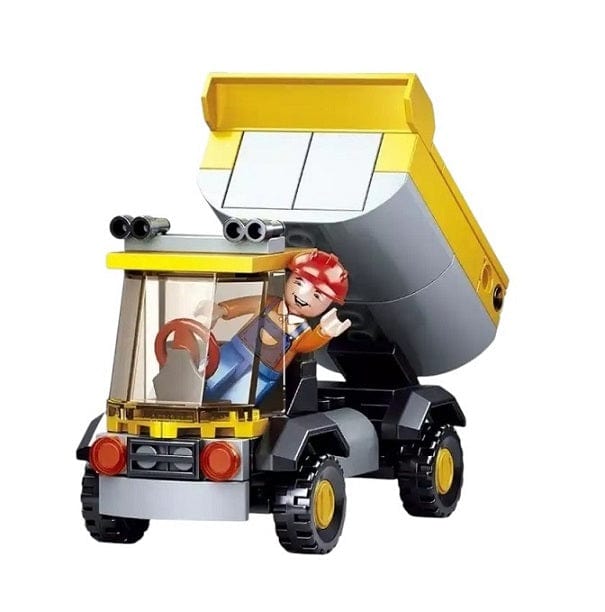 Local Kiwi Deals Sluban Town Construction Small Dump Truck 83 Pieces M38-B0377A