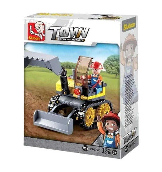 Local Kiwi Deals Sluban Town Construction Small Excavator 132 Pieces  M38-B0377C