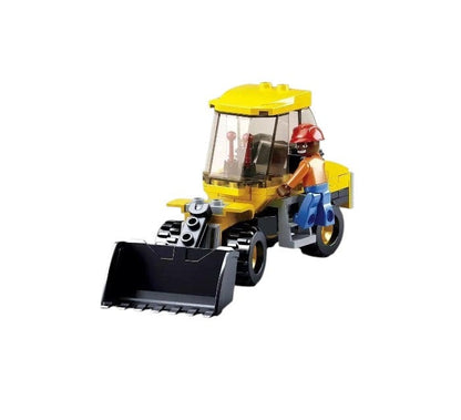 Local Kiwi Deals Sluban Town Construction Small Wheel Loader 91 Pieces M38-B0377B