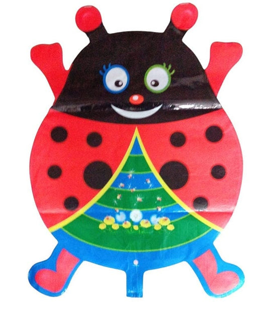 Local Kiwi Deals Smiling Ladybug Foil Balloon Red/Black 60 x 45cm - 5pk