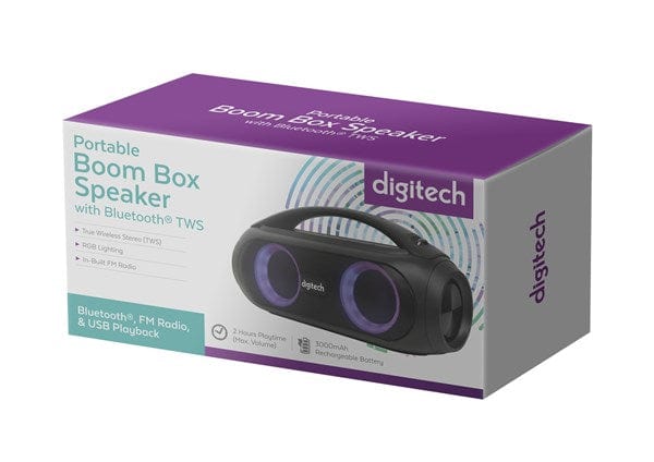 Local Kiwi Deals Speakers Digitech 20W Portable Stereo Boom Box Speaker with Bluetooth TWS Support