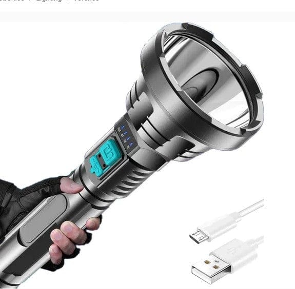 Local Kiwi Deals Tactical Portable LED Torch - Black