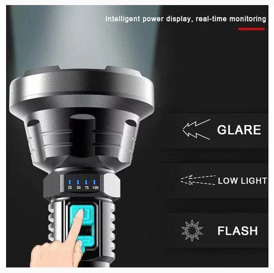 Local Kiwi Deals Tactical Portable LED Torch - Black
