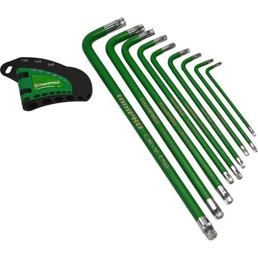 Local Kiwi Deals ToolPRO Long Hex Key Set - Torx, 9 Pieces