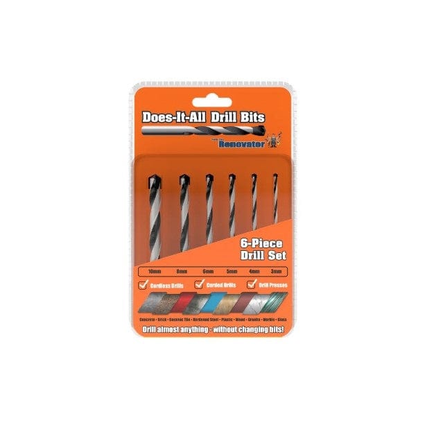 Local Kiwi Deals Tools Does-It-All 6pcs Masonry Drill Bits From The Renovator