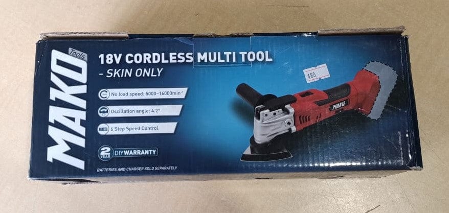Local Kiwi Deals Tools MAKO 18V Cordless Multi Tool - Skin Only SROM1240