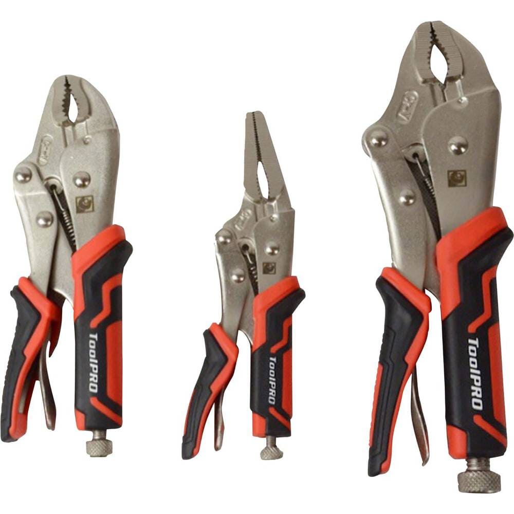 Local Kiwi Deals Tools ToolPRO Locking Plier Set 3 Piece