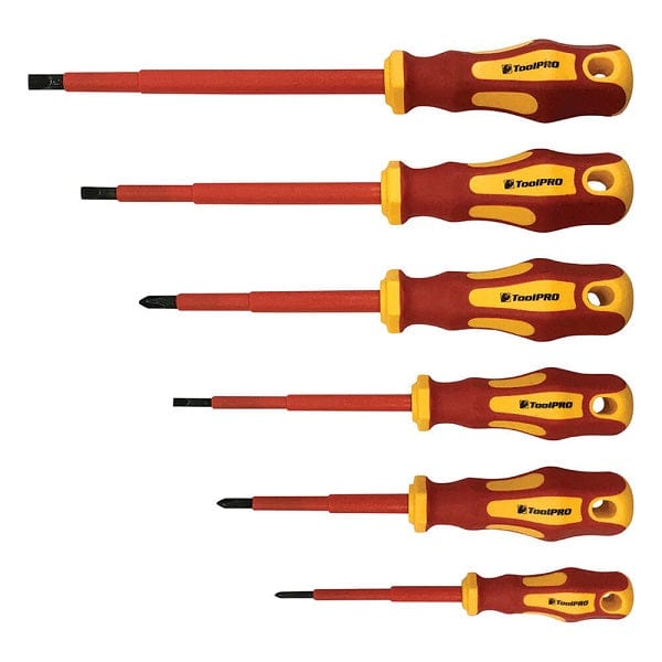 Local Kiwi Deals Tools ToolPRO VDE Screwdriver Set - 6 Piece