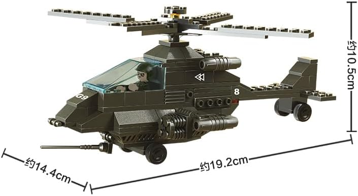 Local Kiwi Deals Toys & Games Sluban Army Helicopter Bricks M38-B6200 158pcs