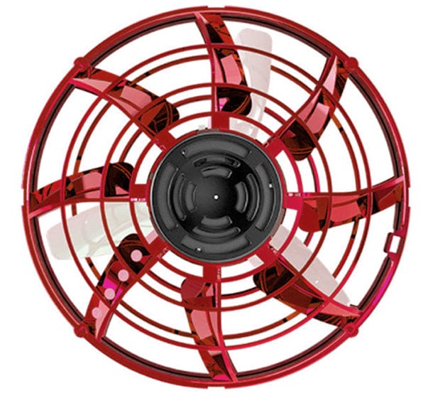 Local Kiwi Deals Toys RED Rotary Rechargeable Flying Gyroscope USB Toy (BLUE,RED,GREY)