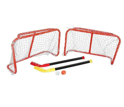 Local Kiwi Deals Twin Hockey Goal Set (2 Goals + 2 Nets + 2 Hockey Sticks + 2 Hockey Balls)