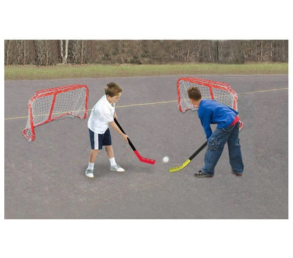 Local Kiwi Deals Twin Hockey Goal Set (2 Goals + 2 Nets + 2 Hockey Sticks + 2 Hockey Balls)