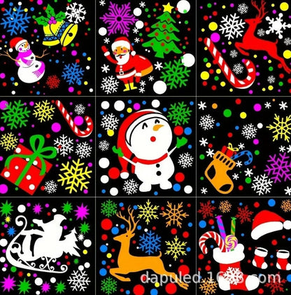 Local Kiwi Deals USB-Powered Rotating 16 Pattern LED Projection Light - Snowflake, Christmas