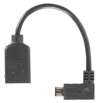 Local Kiwi Deals USB2.0 OTG Female A Plug to Right-Angle Micro Male B Plug WC7725