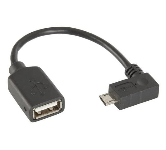 Local Kiwi Deals USB2.0 OTG Female A Plug to Right-Angle Micro Male B Plug WC7725