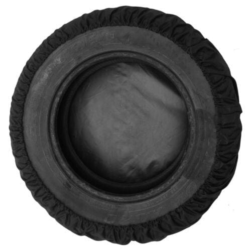 Local Kiwi Deals VINYL LEATHER SPARE WHEEL COVER BLACK PLAIN 17 inch