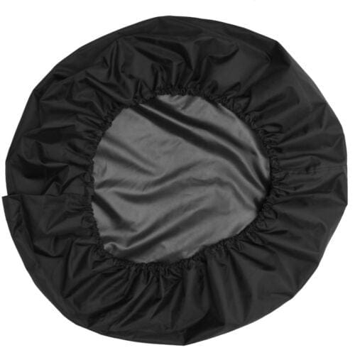 Local Kiwi Deals VINYL LEATHER SPARE WHEEL COVER BLACK PLAIN 17 inch