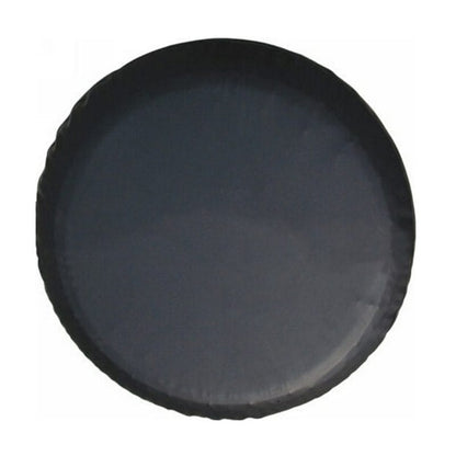 Local Kiwi Deals VINYL LEATHER SPARE WHEEL COVER BLACK PLAIN 17 inch