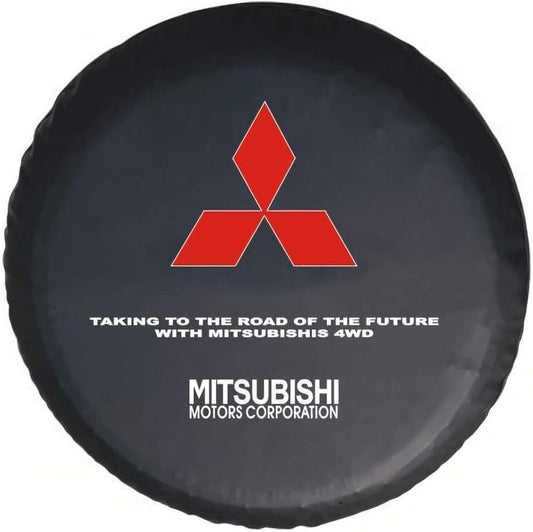 Local Kiwi Deals VINYL LEATHER SPARE WHEEL COVER MITSUBISHI / PAJERO