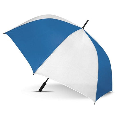 Local Kiwi Deals WHITE/BRIGHT BLUE Golf Umbrella Large ASSORTED