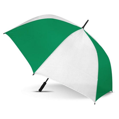 Local Kiwi Deals WHITE/BRIGHT GREEN Golf Umbrella Large ASSORTED