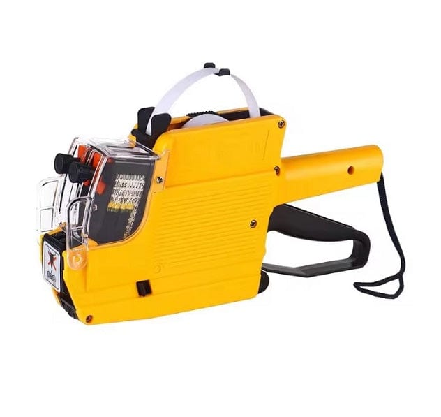 Local Kiwi Deals YELLOW Hongsheng Handheld MX-6600 10 Digits Dual Price Labeller Gun with 10 rolls