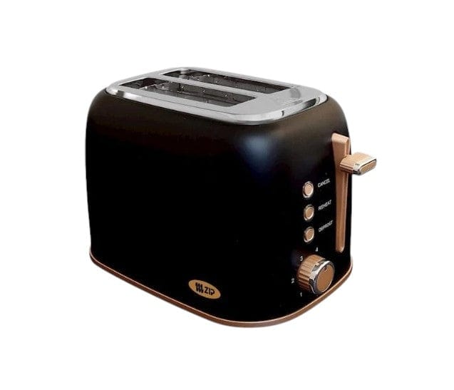 Local Kiwi Deals Zip Vintage Toaster Copper & Black 2 Slice